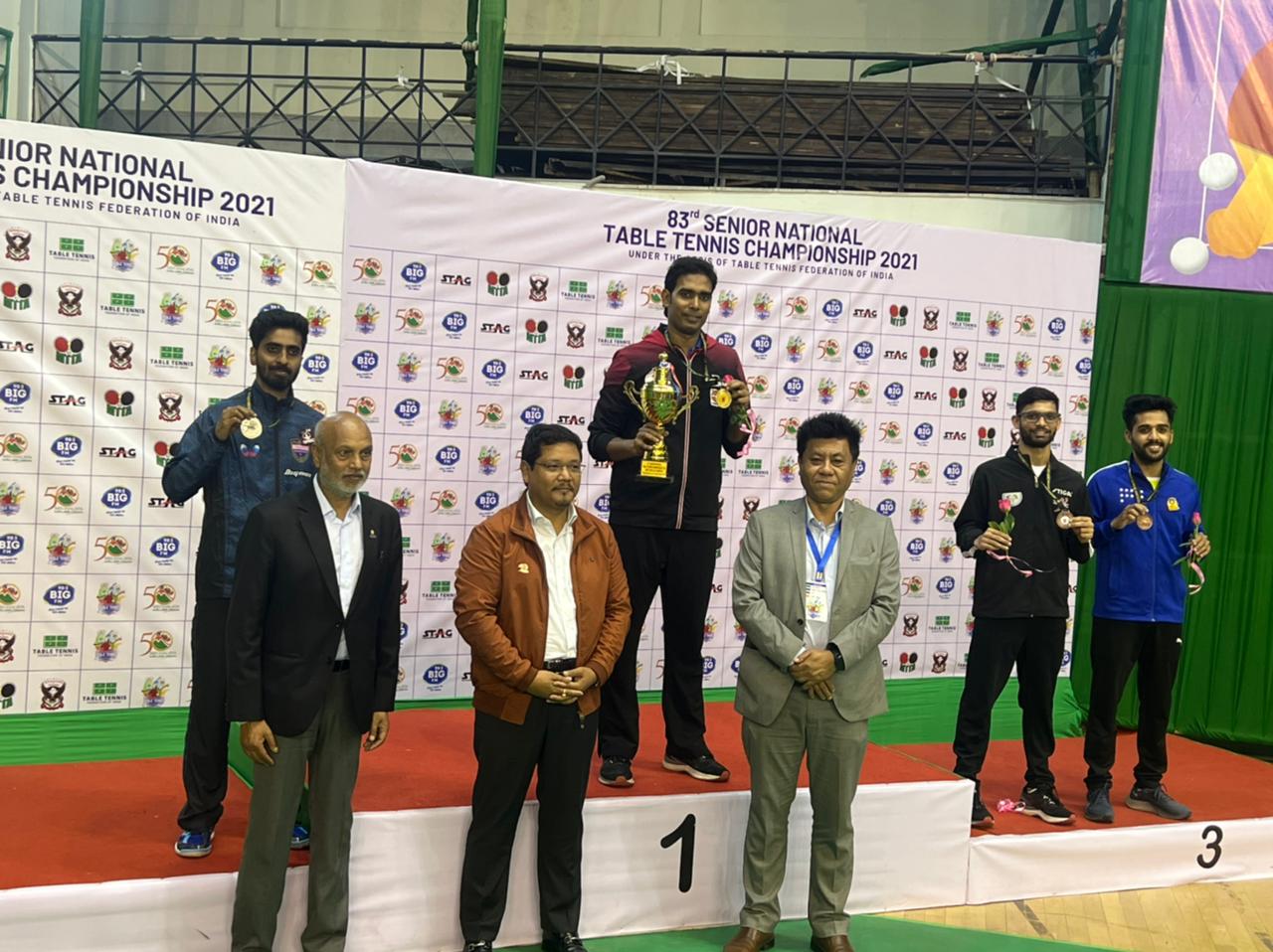 Winner PSPB Team at 83rd Senior National Table Tennis